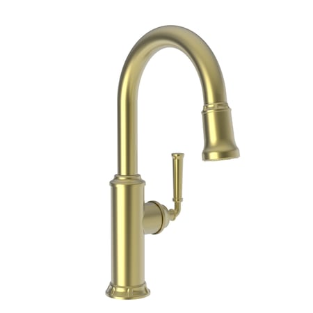 Newport Brass Prep/Bar Pull Down Faucet in Satin Brass (Pvd) 3210-5203-04